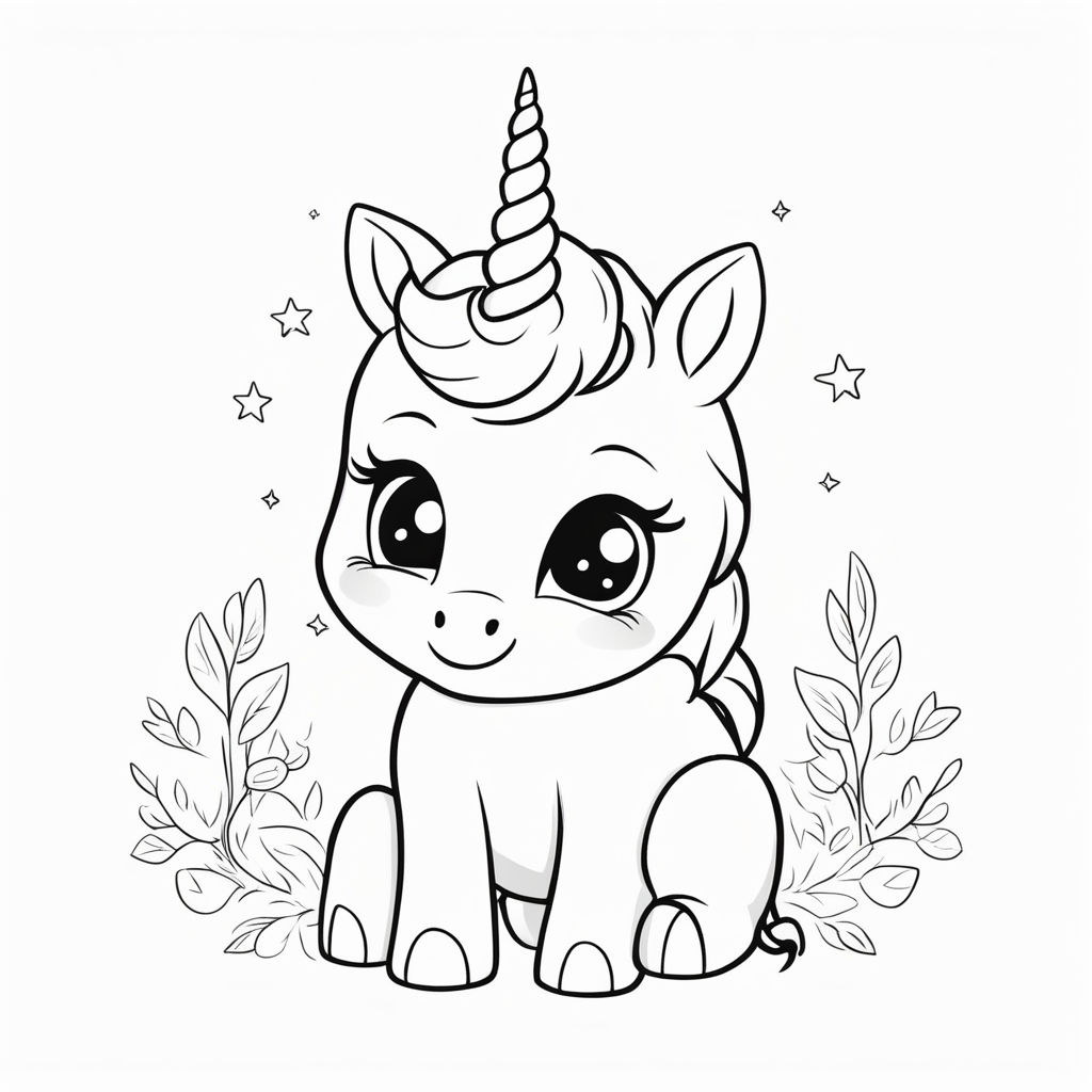 Cute Baby Unicorn Character Black Line Drawing Illustration Boho Funny  Vector, Unicorn Drawing, Baby Drawing, Wing Drawing PNG and Vector with  Transparent Background for Free Download