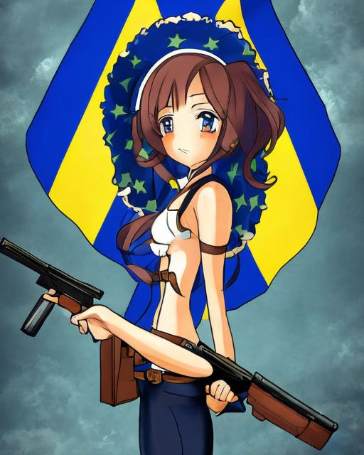 Ukrainian military anime art. #military #anime #art #ukraine #nya |  Instagram