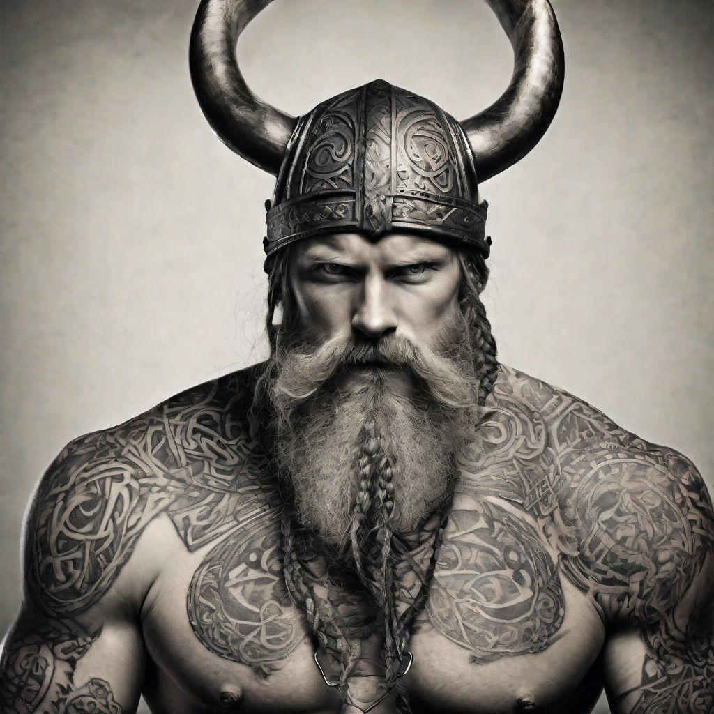 Bearded Viking Tattoo