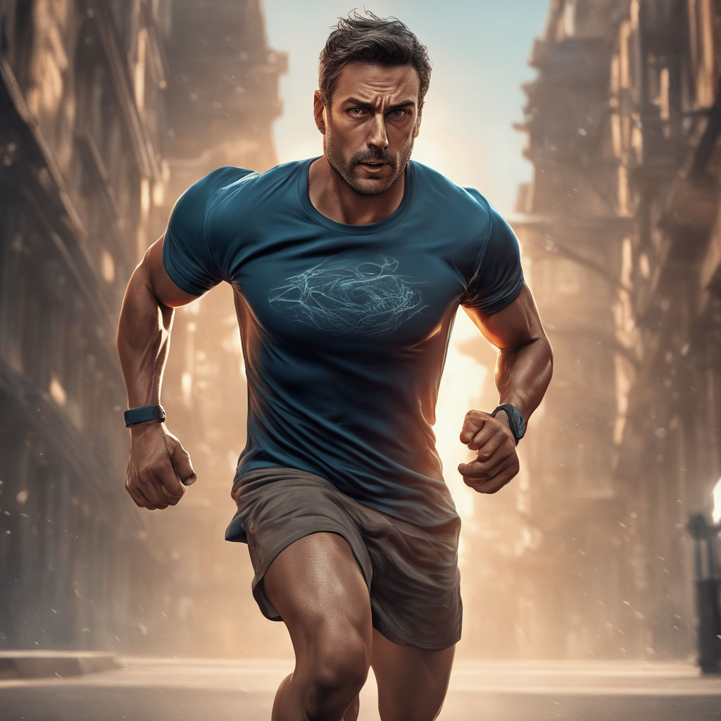 man running pose wearing a gray office vest 9857453 PNG