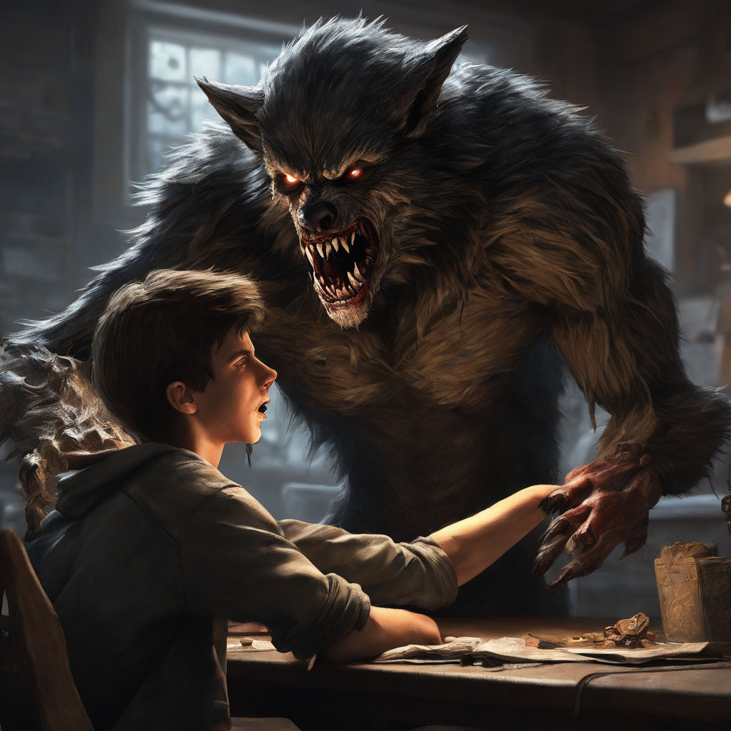 ArtStation - Night of the werewolf