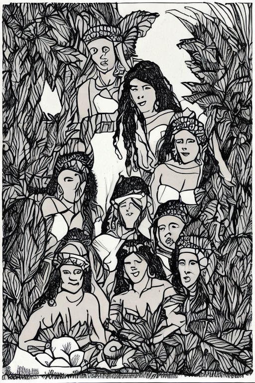 three sisters native american coloring pages