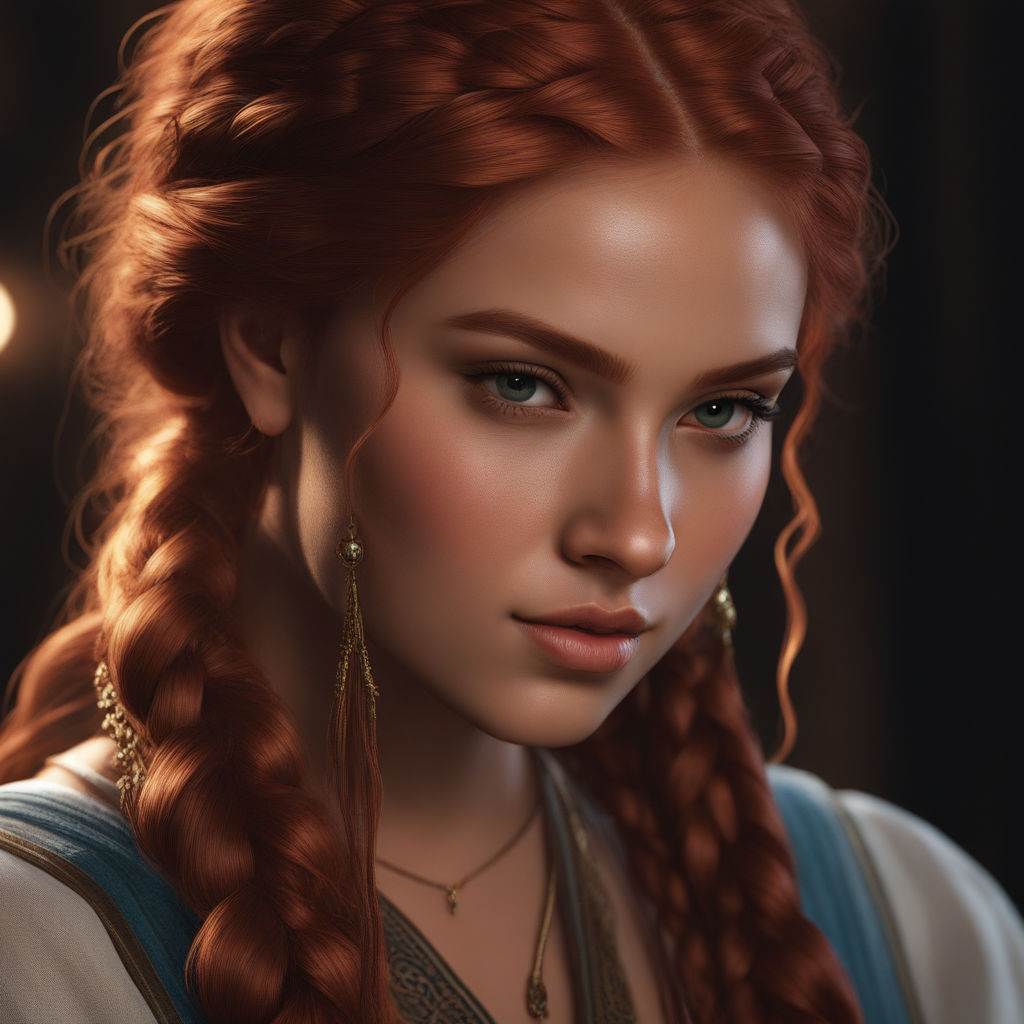 ArtStation - Realistic Female Braided Hair