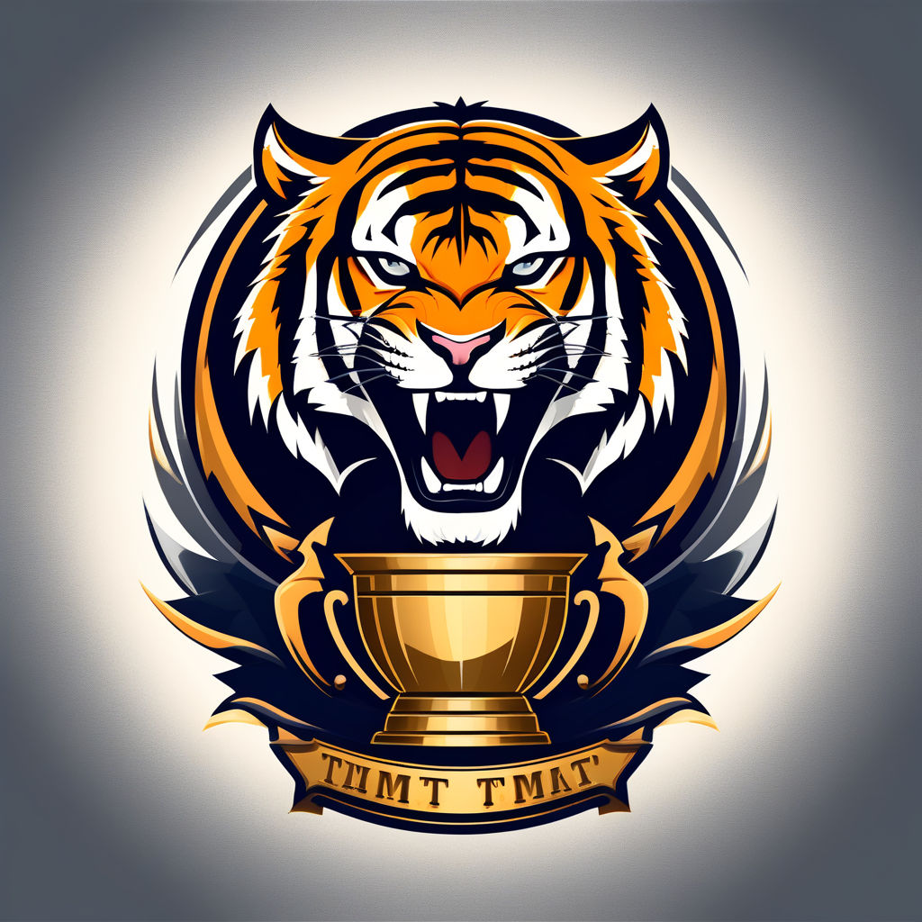 Emblem Template With Tiger Head Stock Illustration - Download Image Now -  Tiger, Animal Head, Vector - iStock