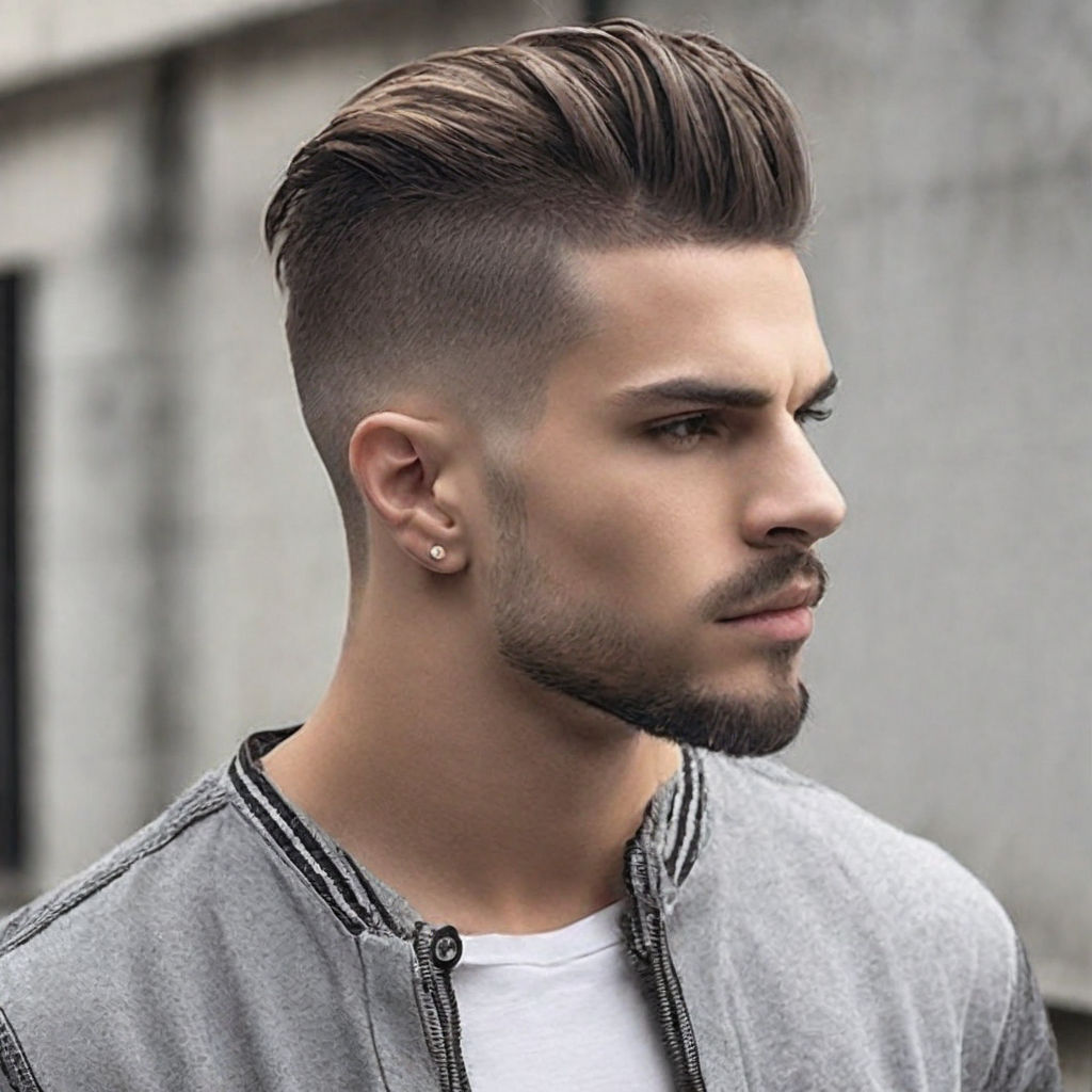 Exotic's Hair - Corte masculino degrade em V 0 a 2.