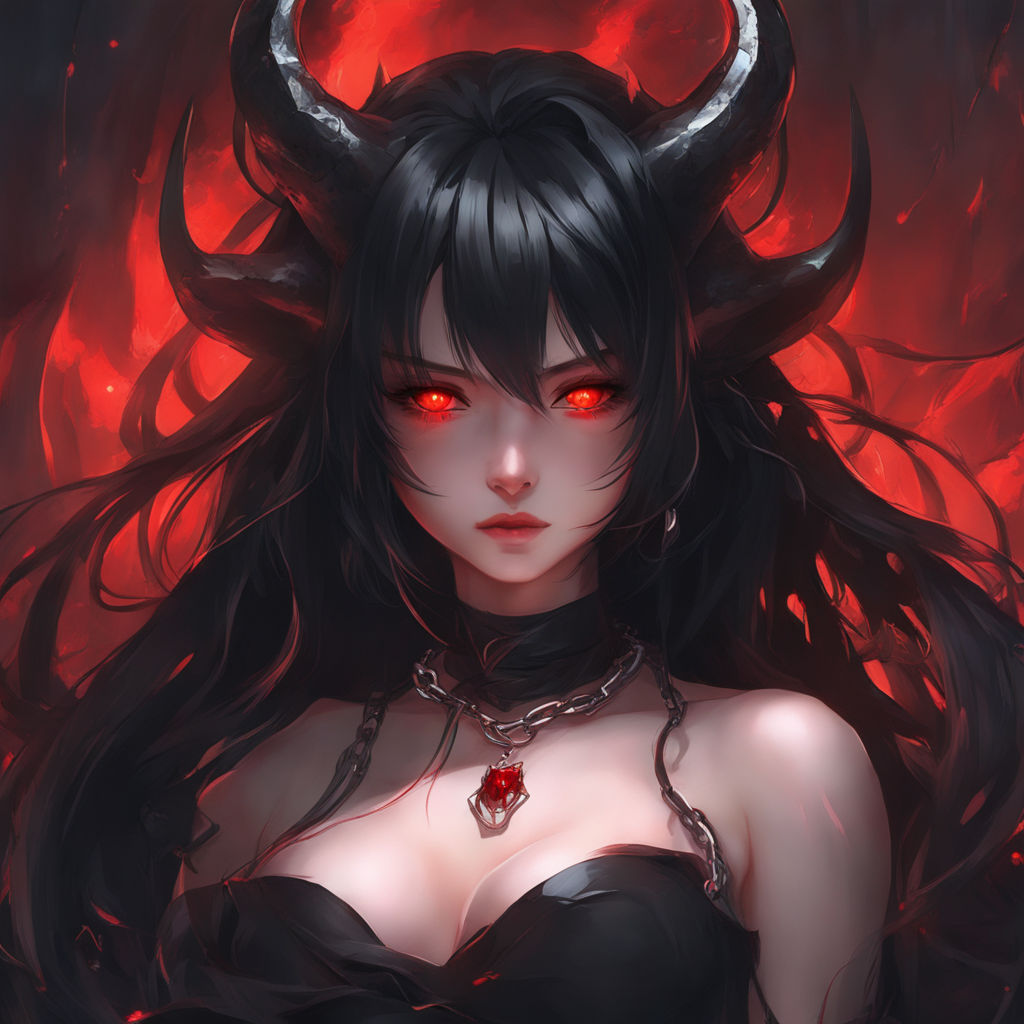 female demon art