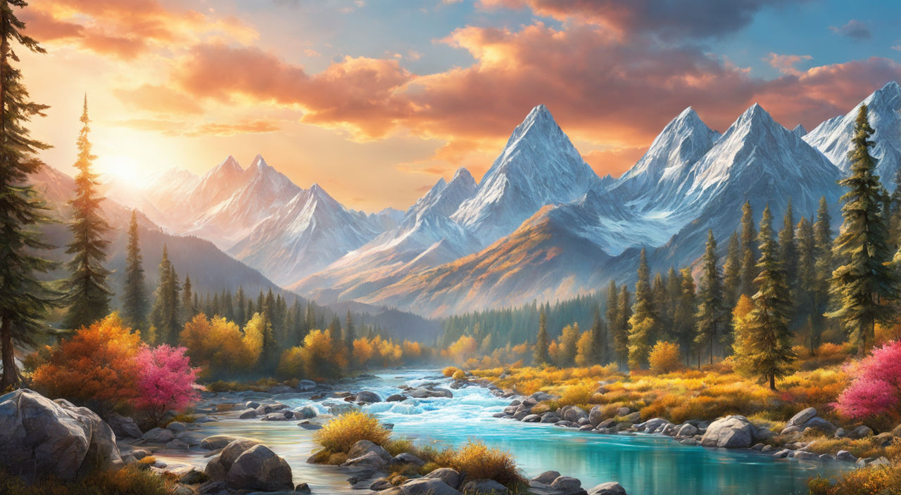 Epic Bob Ross Painting