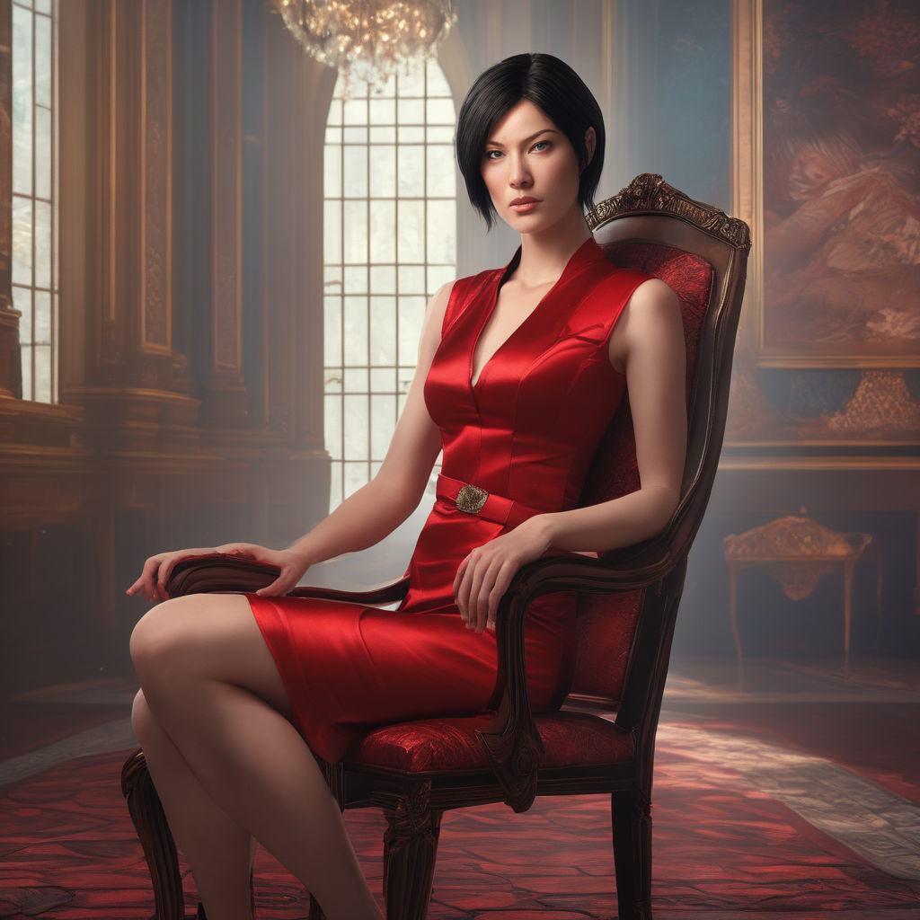 Gemma chan with short hair as ada wong in a resident evil movie