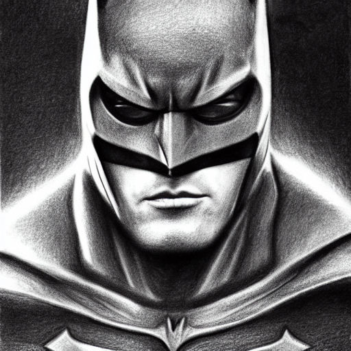 batman pencil drawing