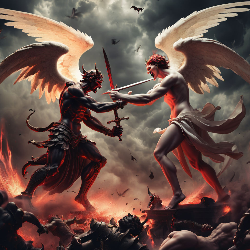 Angels and demons #heaven #hell #angels #demons #save #akshayvasu