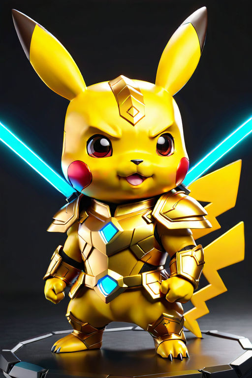 Avenger Series - Pikachu as Thanos by NEWBRA studio