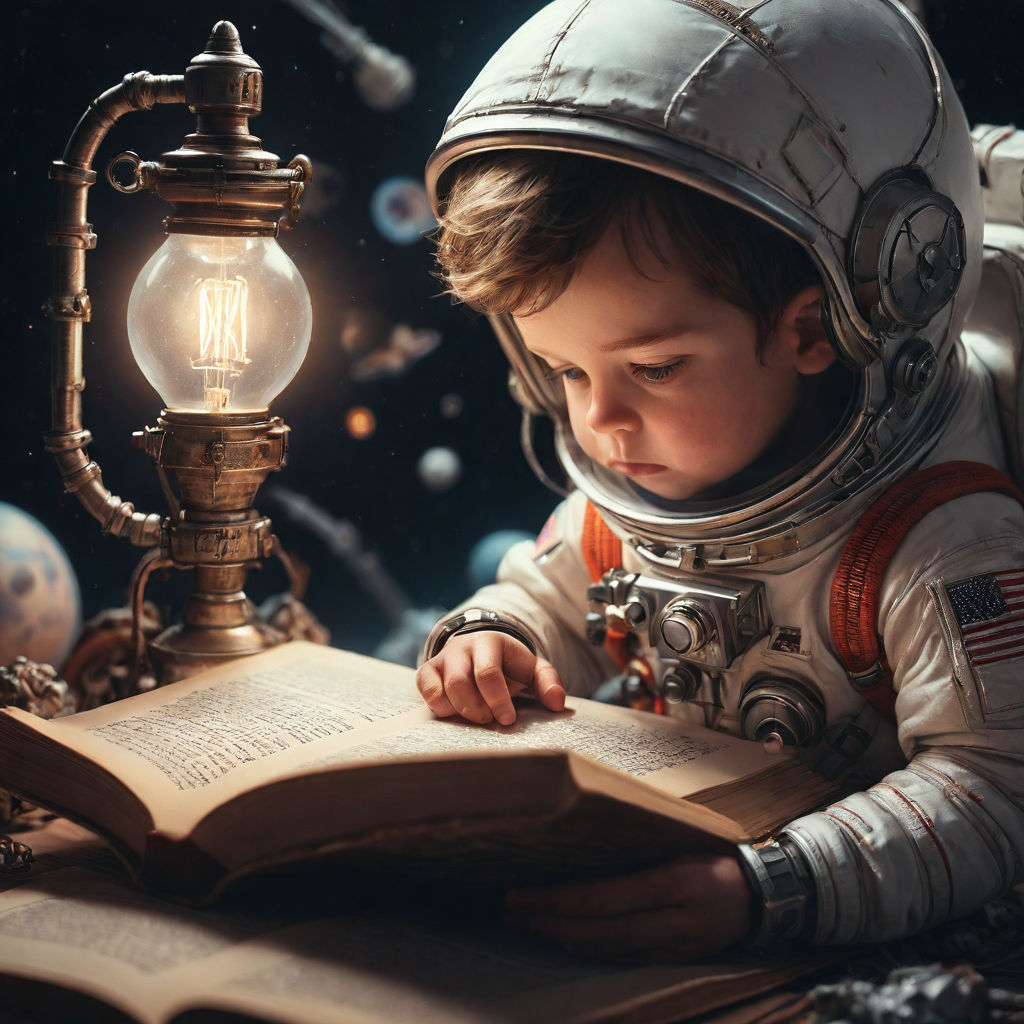 a brazilian teenage astronaut playing chess - Playground