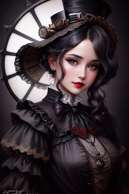 victorian anime girl