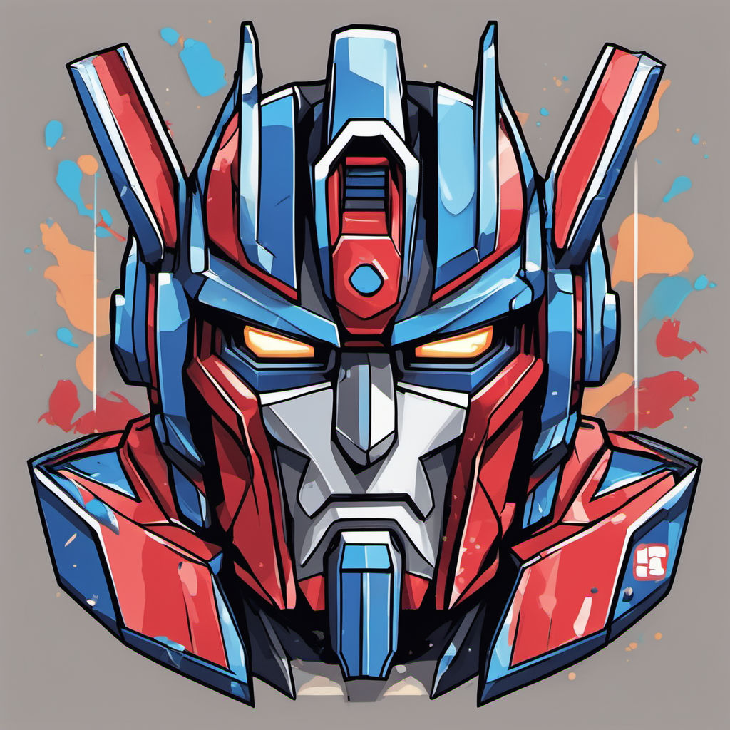 optimus prime face transformers 4