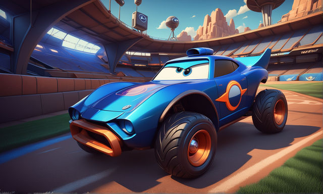 Lightning McQueen in Rocket League! 