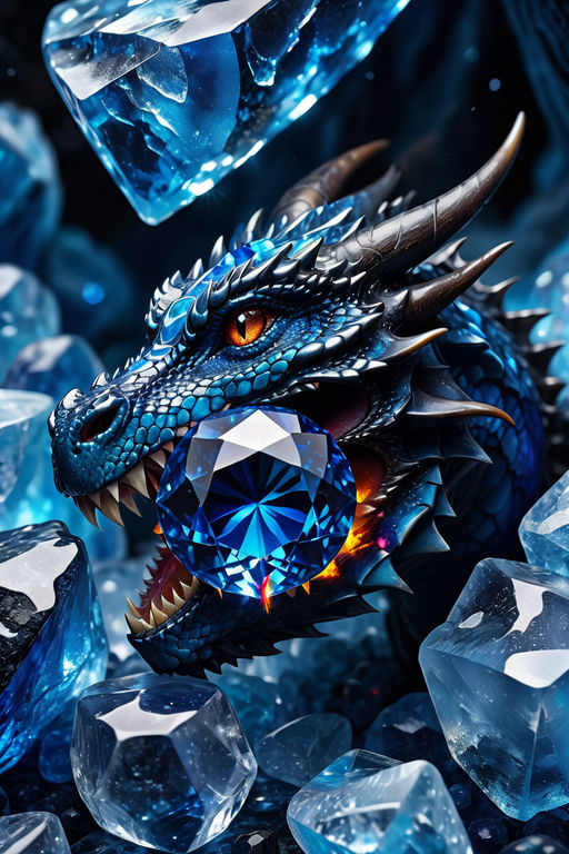 Diamond Painting Dragon Cave Myth 5D DIY Picture Rhinestones