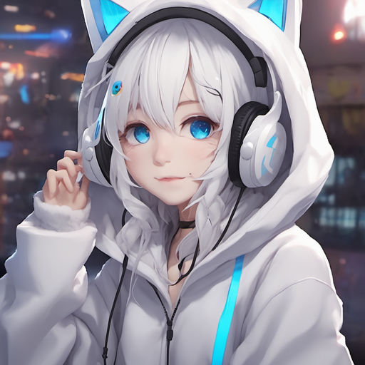 Pin on Aesthetic, anime girl cat hoodie HD phone wallpaper | Pxfuel