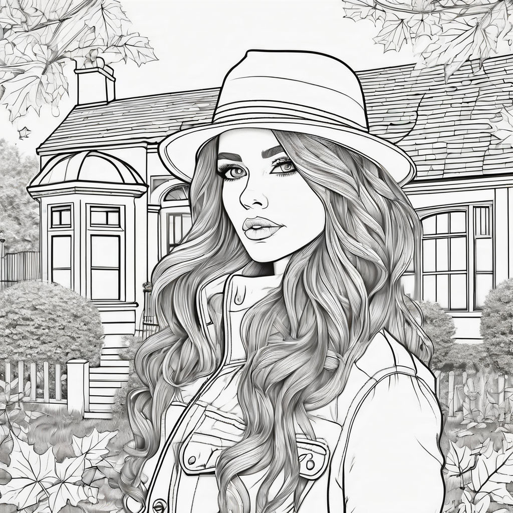 realistic people coloring pages