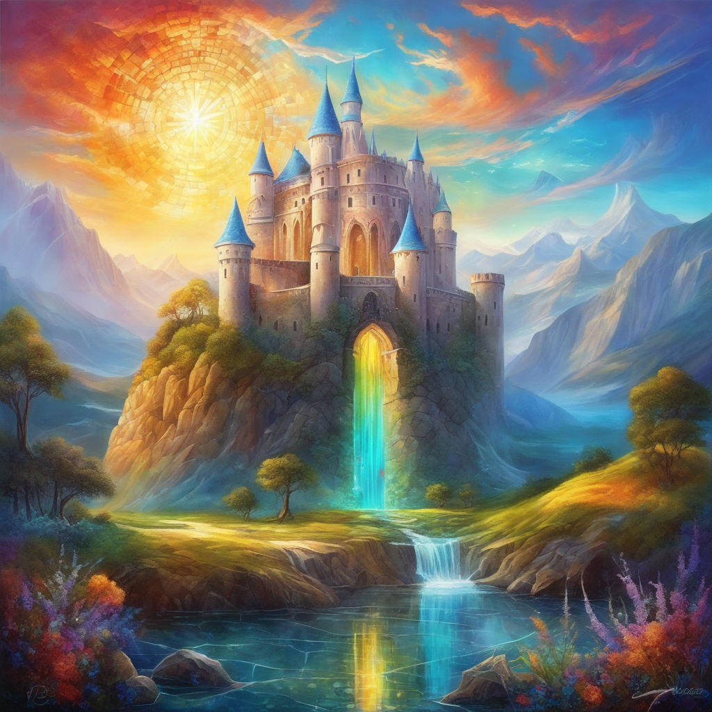 Castle Art, Fantasy Art, Mythical Art, Magical Art, Fantasy