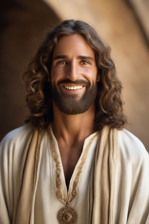 jesus smiling