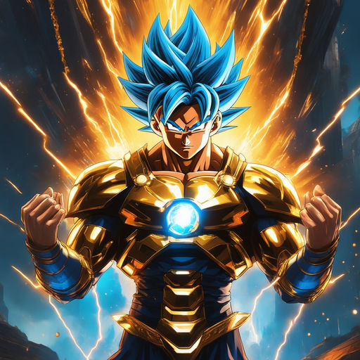 broly super saiyan blue hair