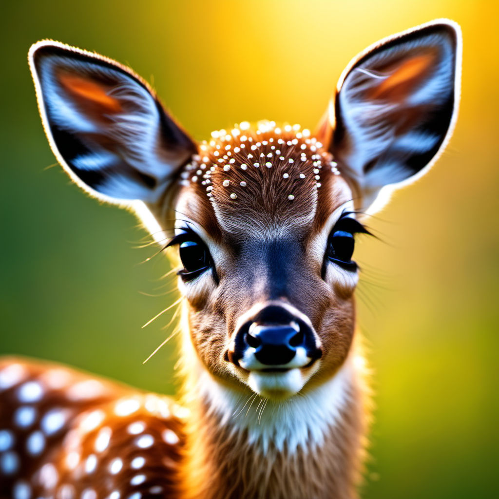 baby deer face