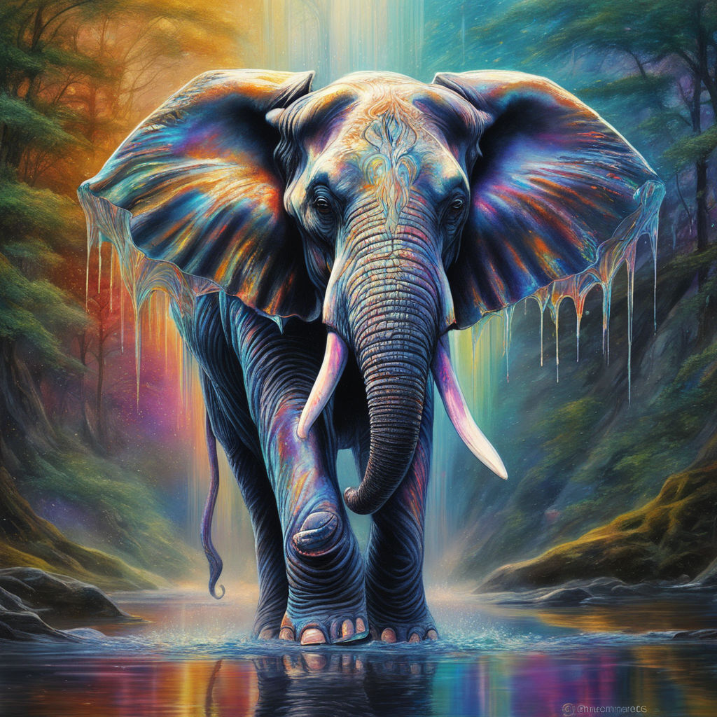 asian elephant art