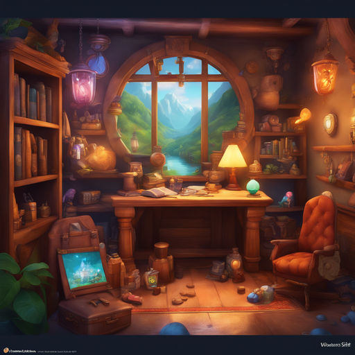 Environment Design: Magic Pot  Digital art design, 2d game art