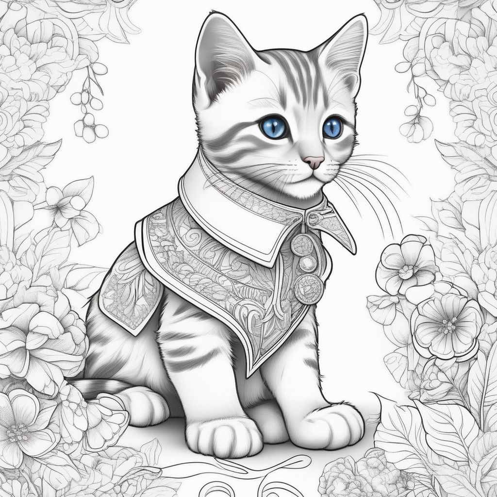 Cat Coloring Book for Adults: An Adult Coloring Book with Fun Easy and Relaxing Coloring Pages Cat Inspired Scenes and Designs for Stress. [Book]