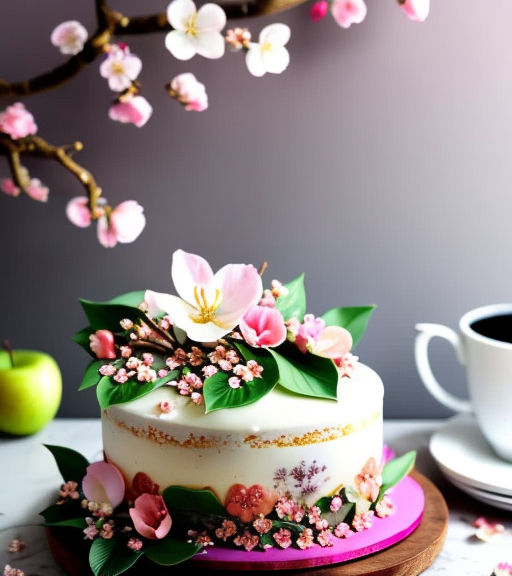 Spring Cakes — Rose Vanilla