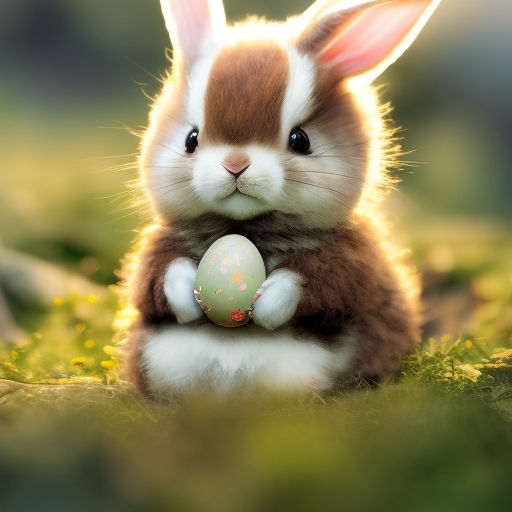 cute baby easter bunny