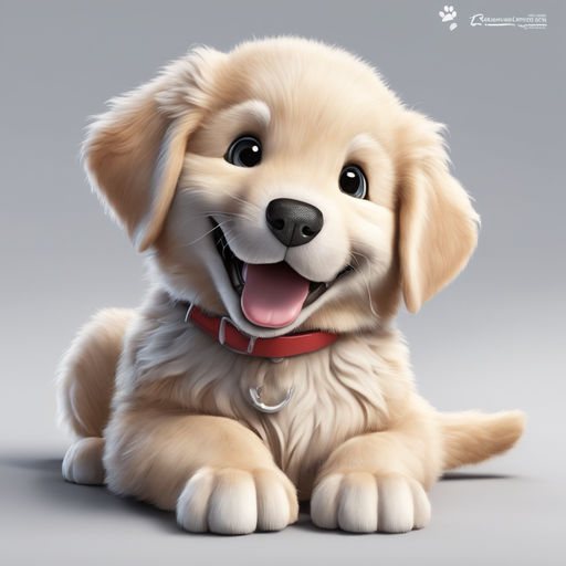 3d rendering of a cute disney plush toy named stylo fluffy colors