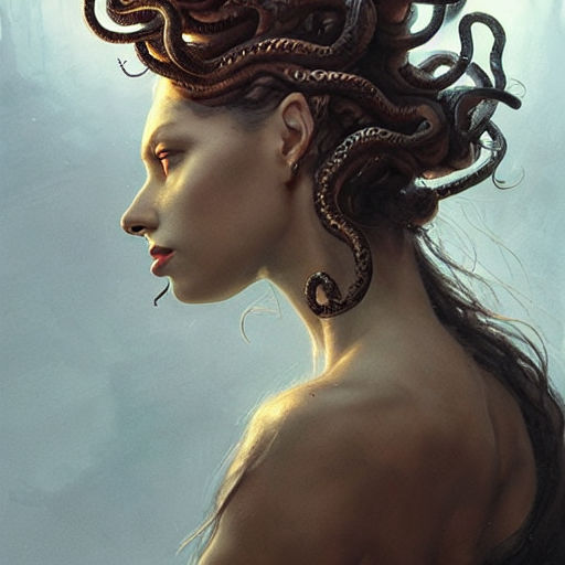 Greeklore on Instagram: Medusa, the snake-haired gorgon 🐍 Follow  @greeklore⚔️(me) #greek #greekmythology #zeus #hades #poseidon #mythology  #rickriordan #percy…