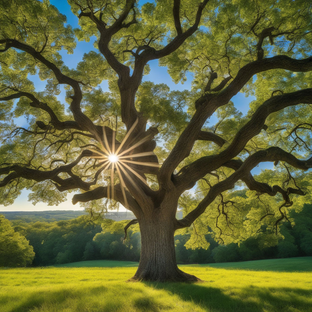 beautiful oak tree photography