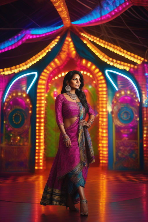 colorful saree - Playground