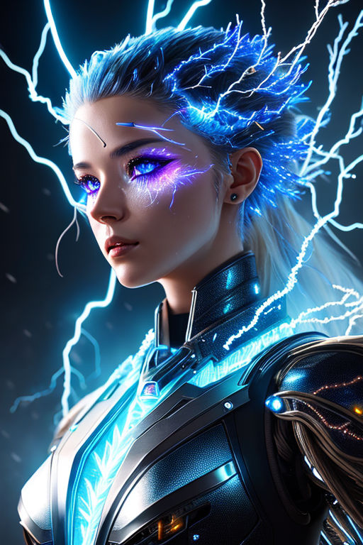 female lightning elemental