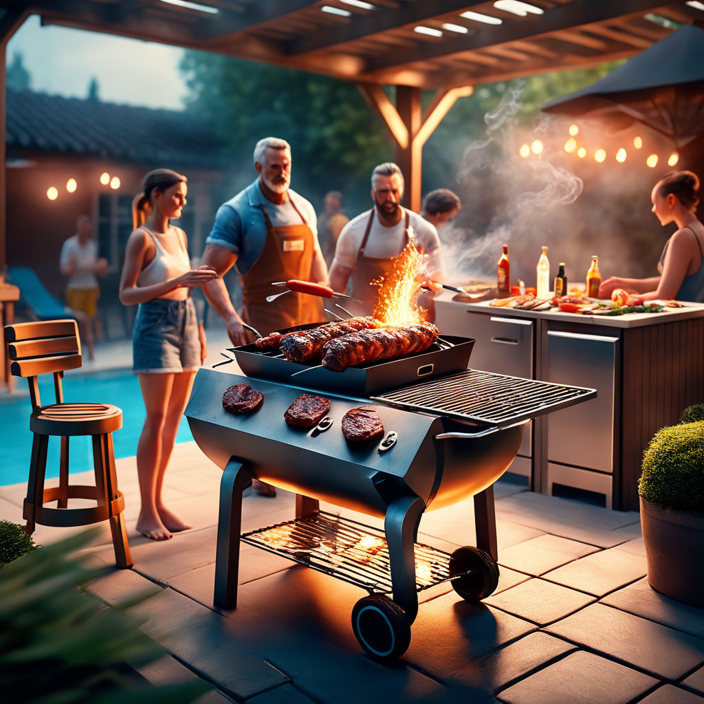 ArtStation - Mini BBQ Grill