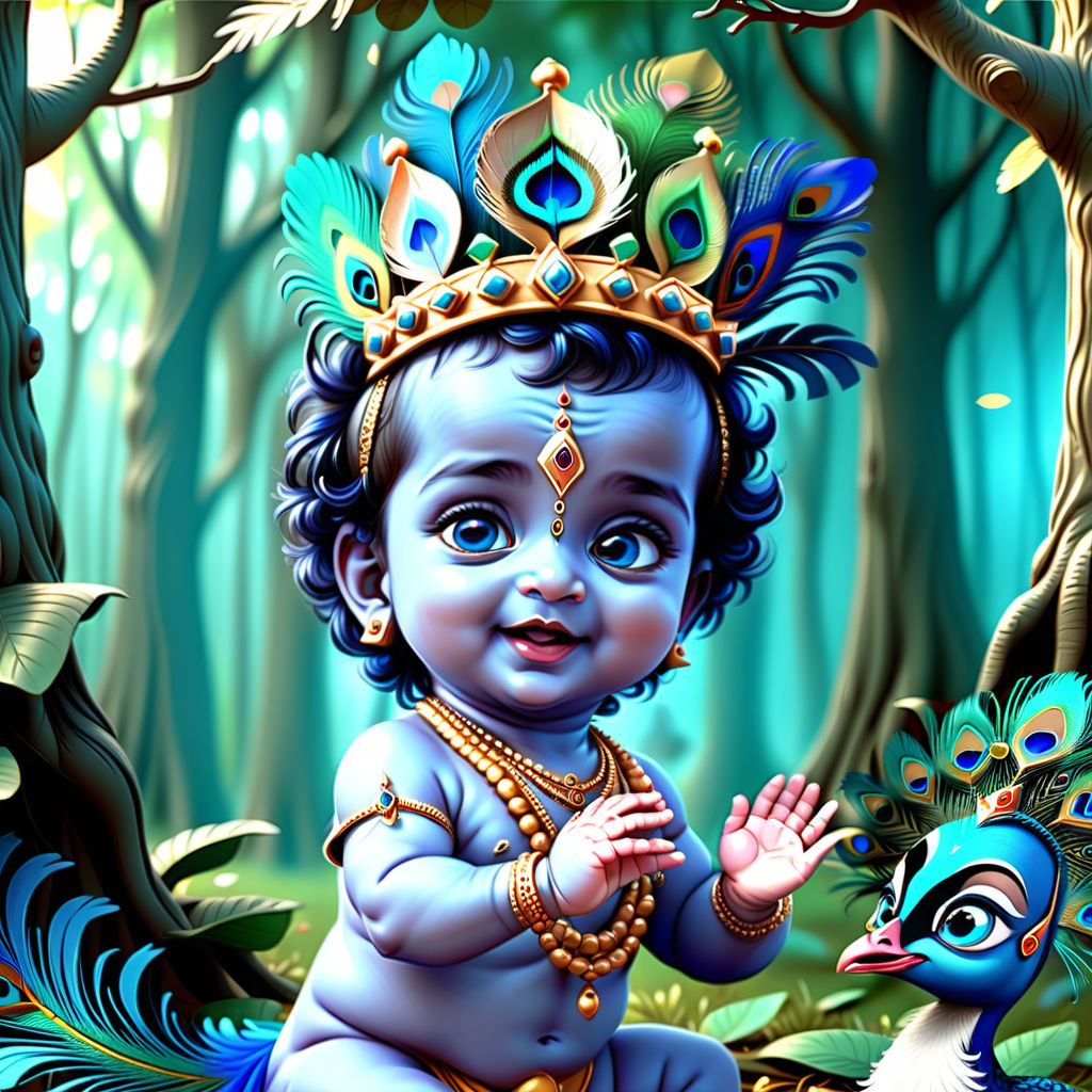 cute baby krishna wallpapers