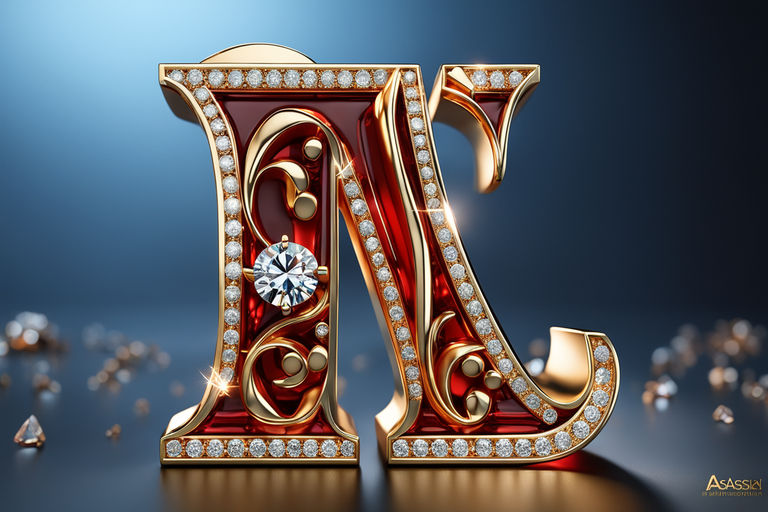 ArtStation - 3D Diamond Letters