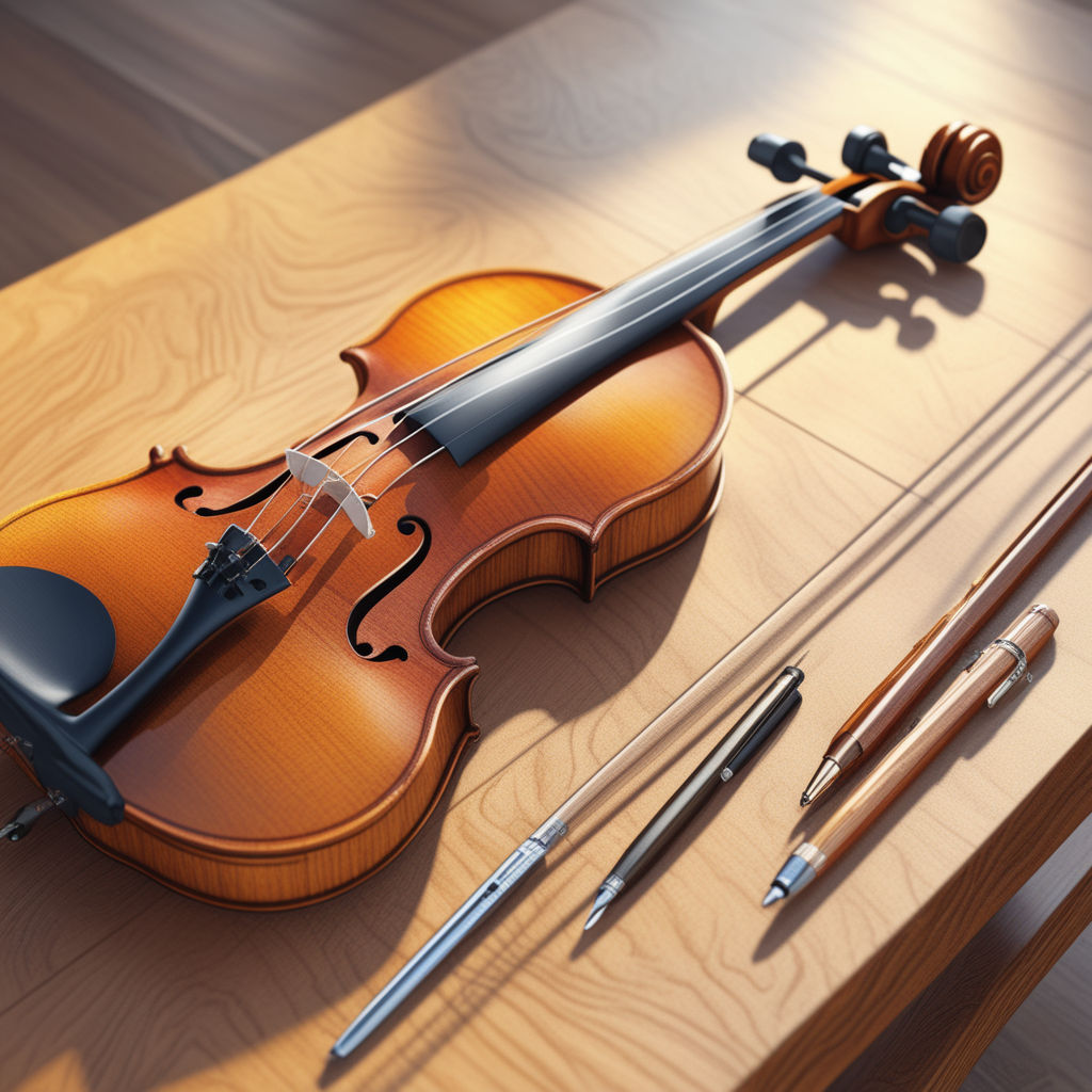 How To Draw A Violin In 9 Easy Steps - Bujo Babe