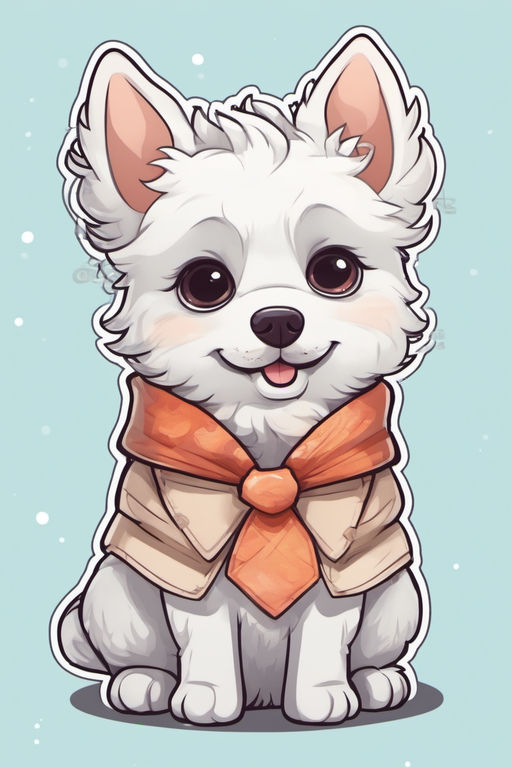 anime chibi dog