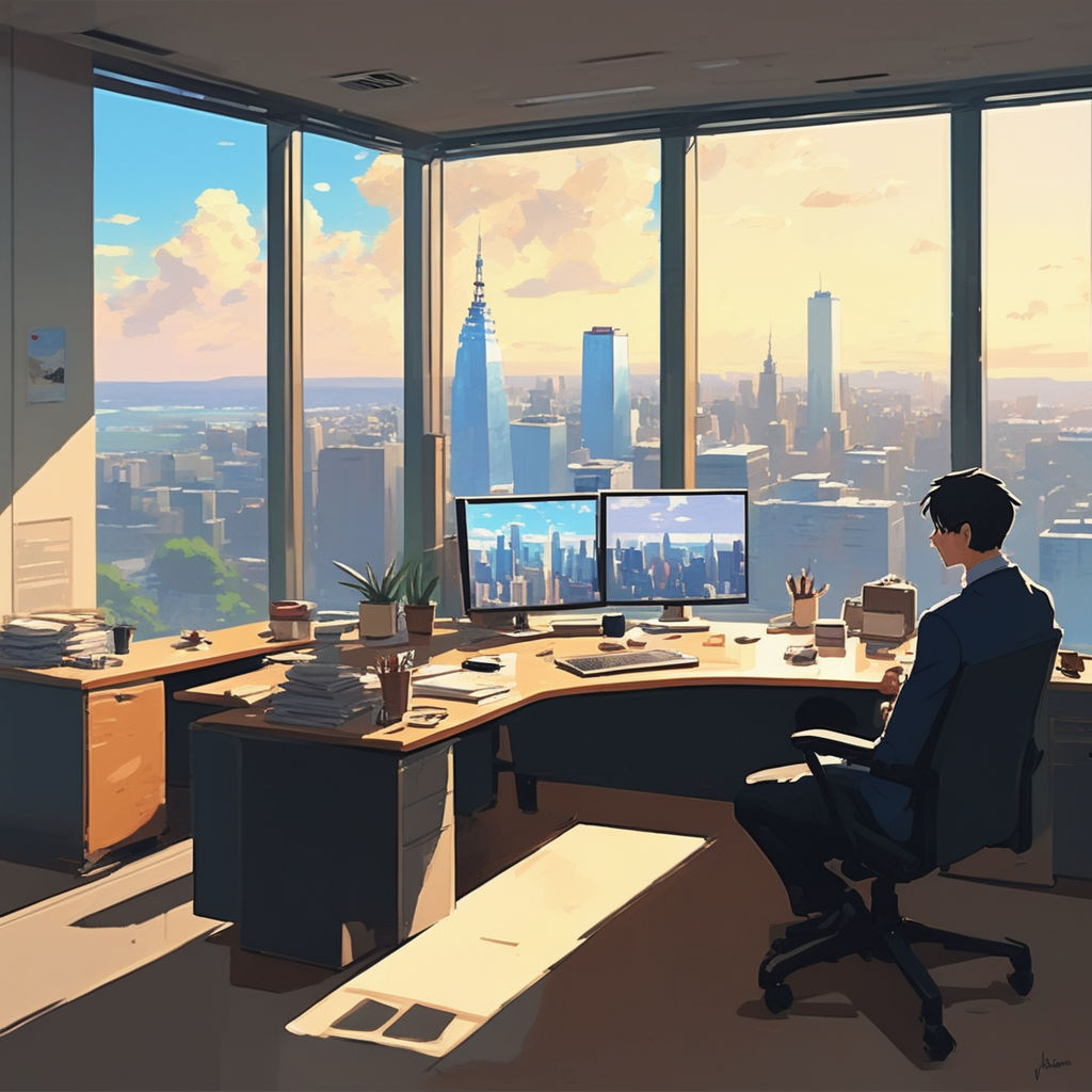 Discover 90+ anime office background best - in.cdgdbentre