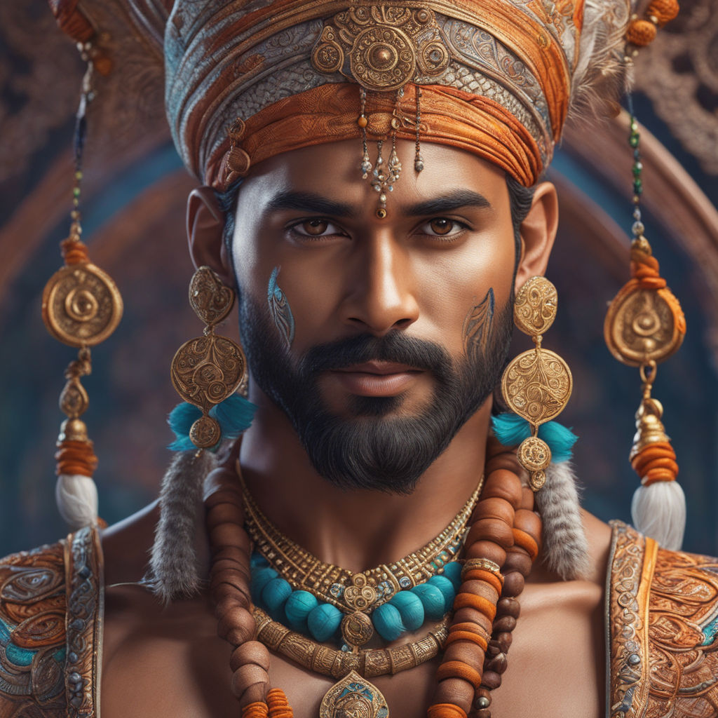 Create a stunning digital artwork featuring an 20years old Indian