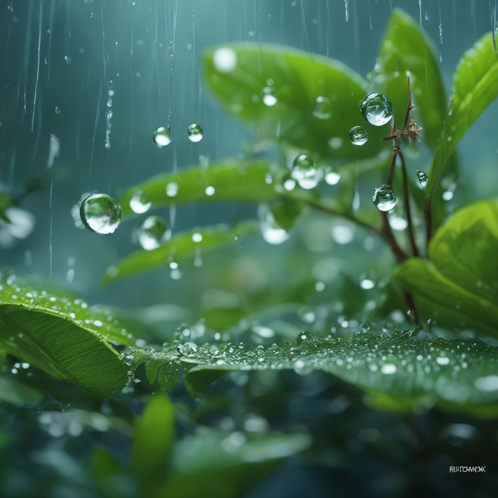 raindrops wallpaper