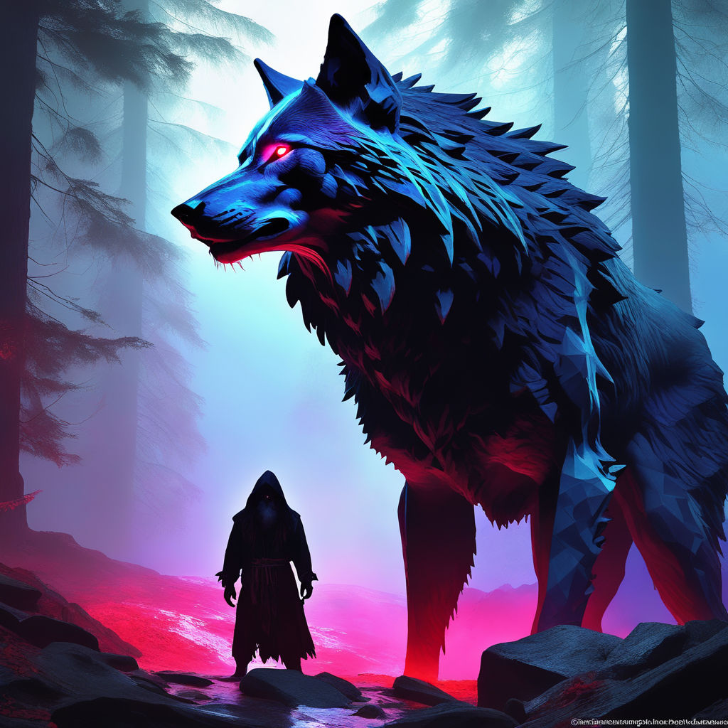 anime shadow wolf wallpaper