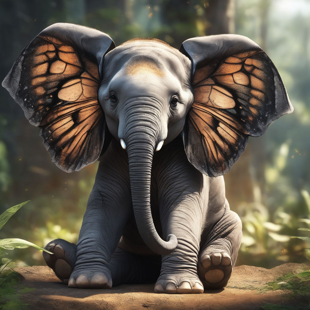 cute baby elephant wallpaper