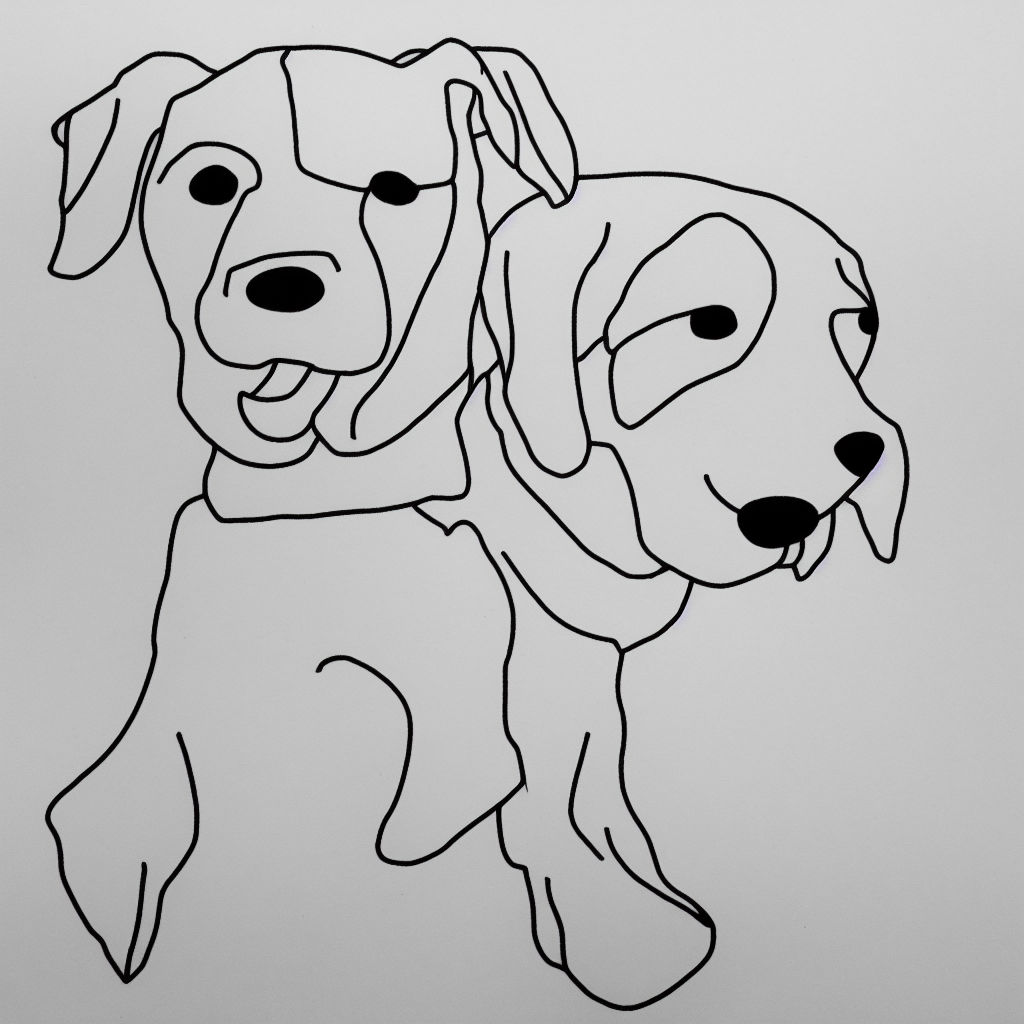 Outline Dog Ear Tattoo Designs For Minimalist Dog Lovers  Tattoo Glee