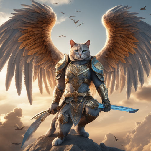 winged cat mythology