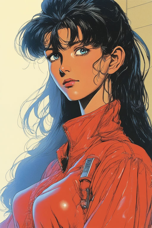 Evolution of the average anime artstyle per decade (80s, 90s, 00s, 10s,  20s) : r/196