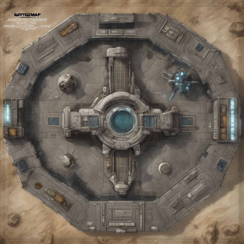 solarpunk arcology tabletop rpg battlemap - Playground